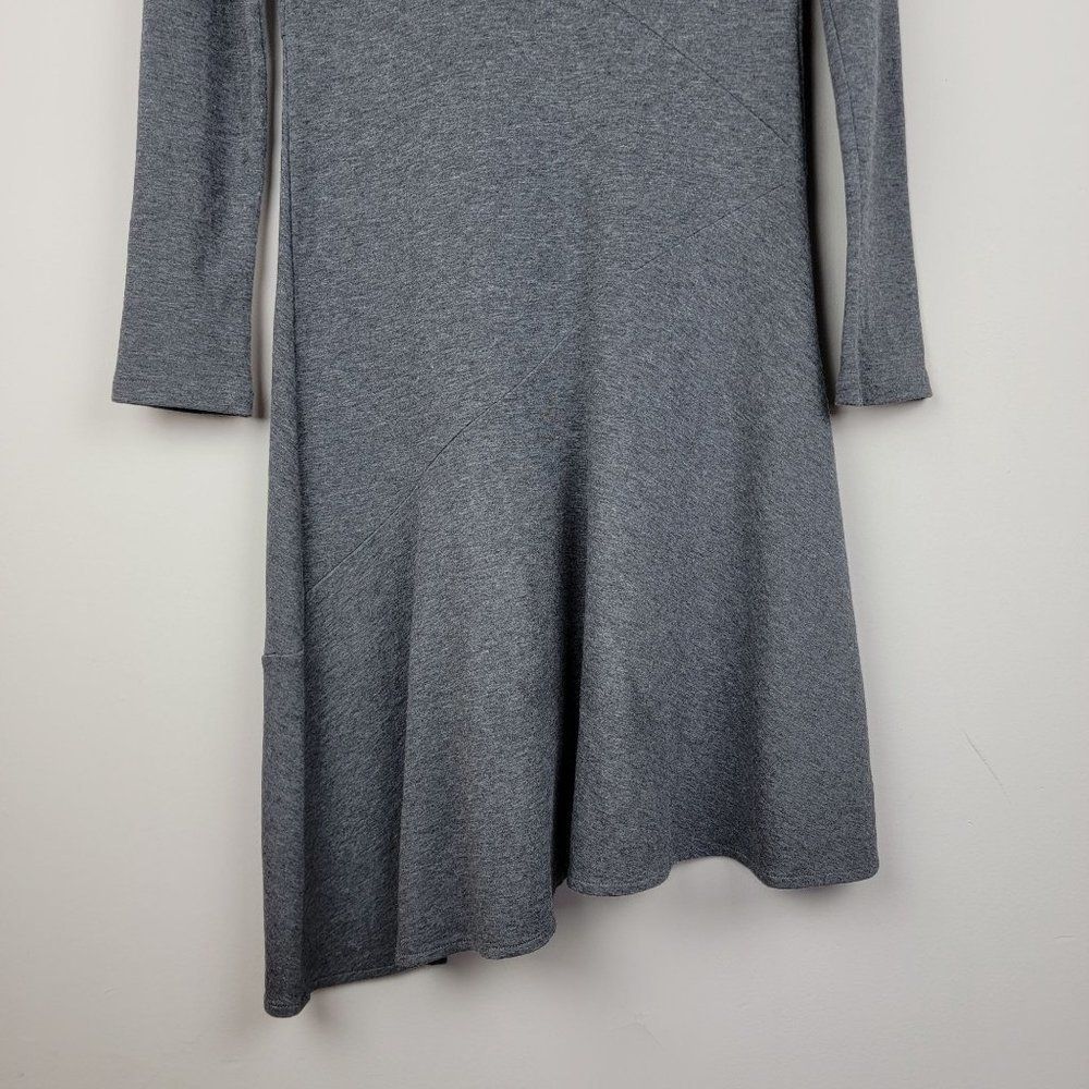 Vince Classic Basic Grey Asymmetrical Long Sleeve… - image 8